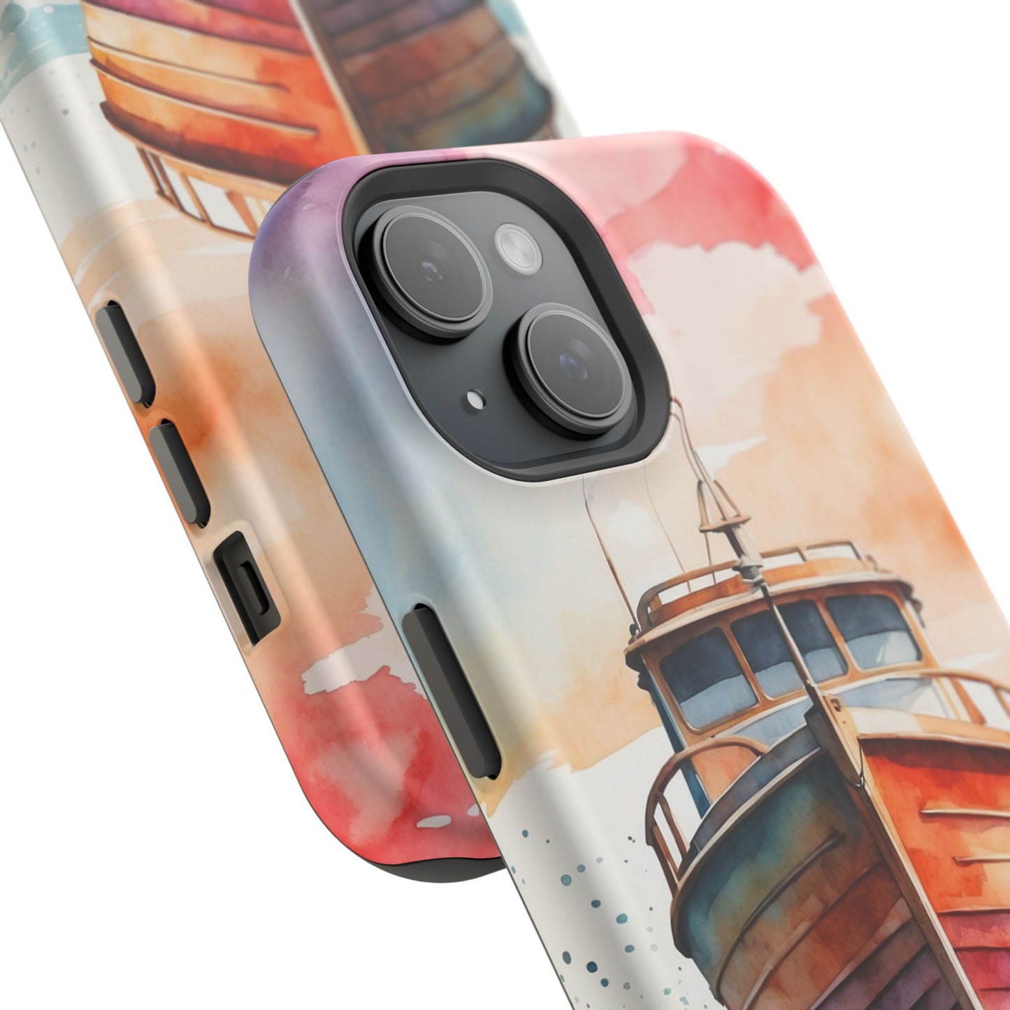 Sunset Sail Watercolor Boat –  MagSafe iPhone Series Case