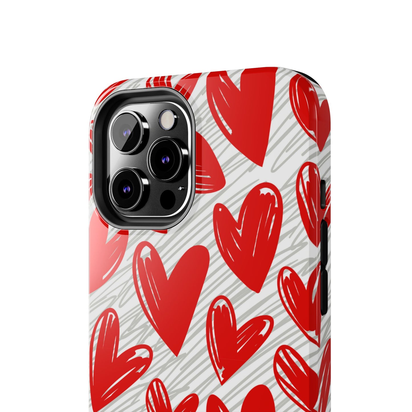 iPhone Case: Whimsical Heart Doodle