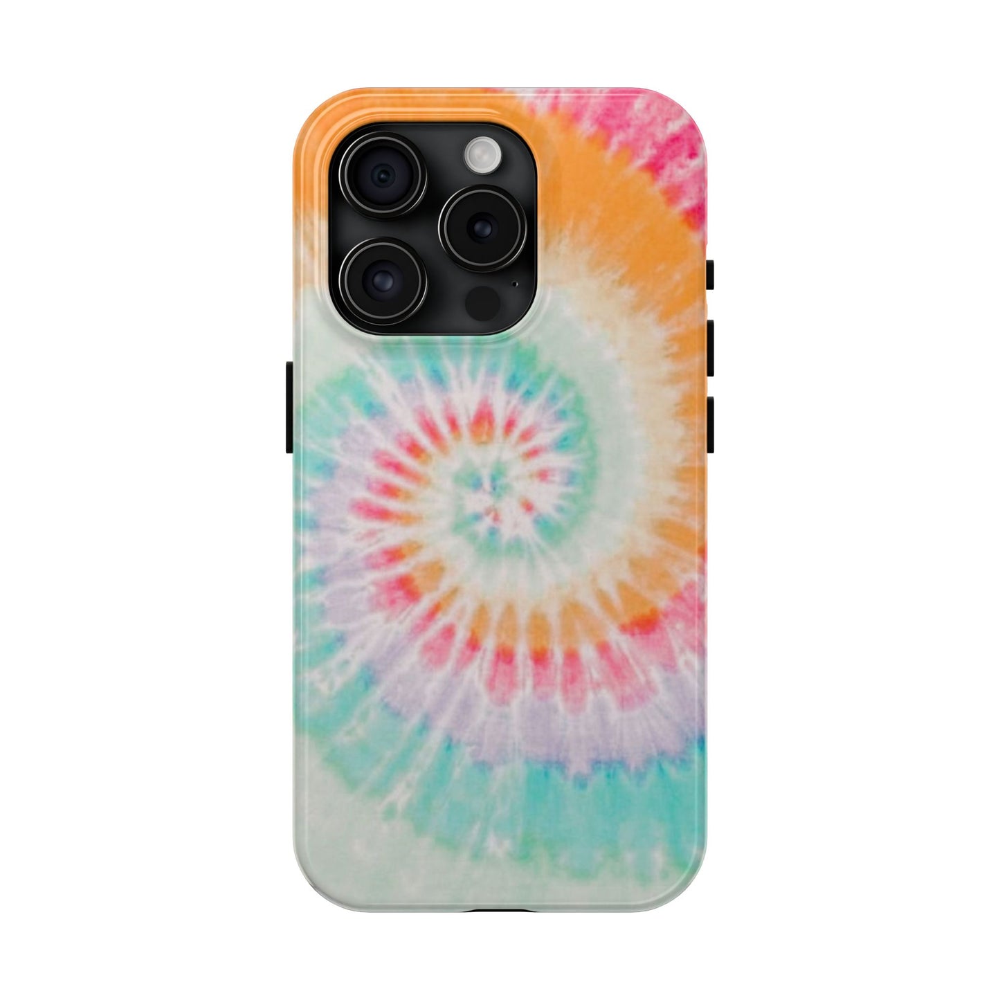 Pastel Swirl Tie-Dye iPhone Case – Soft & Minimalistic Style