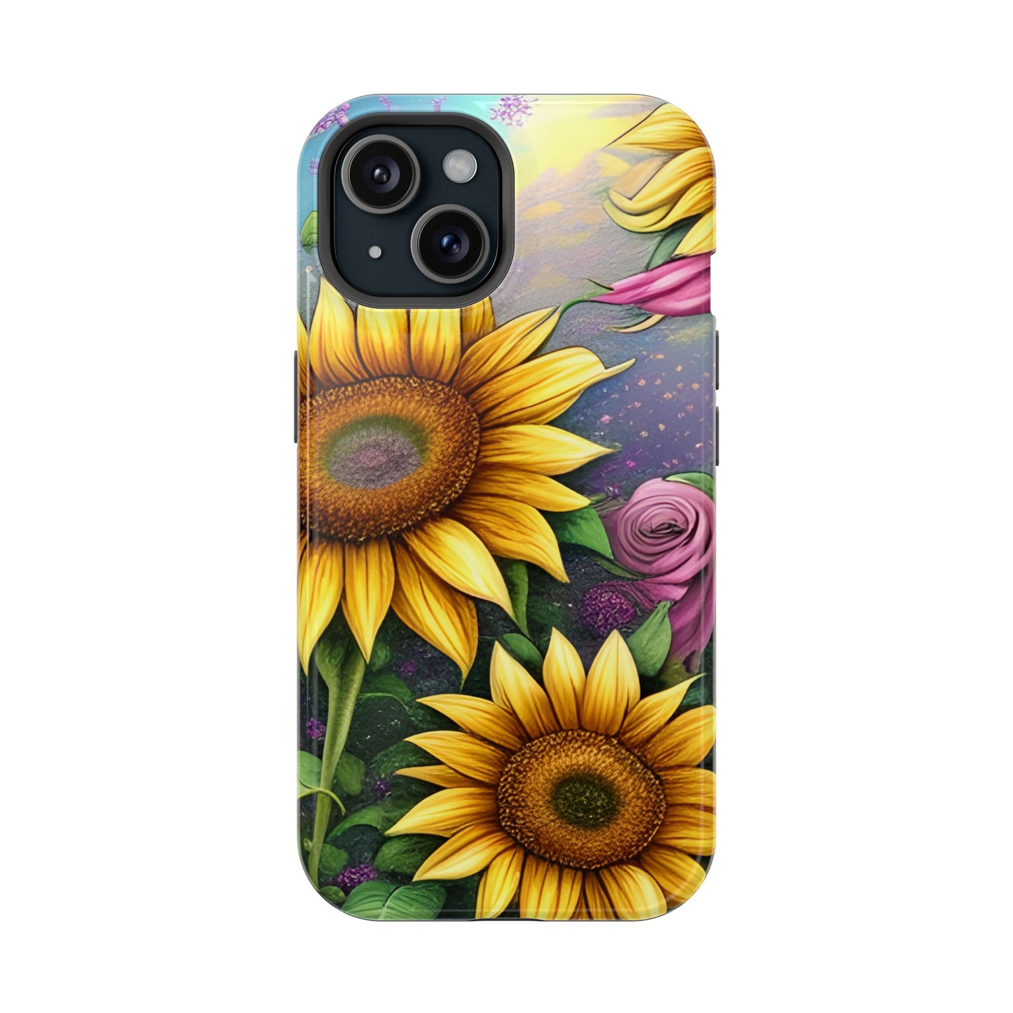 Whimsical Sunflower & Rose Garden - MagSafe iPhone Series Case