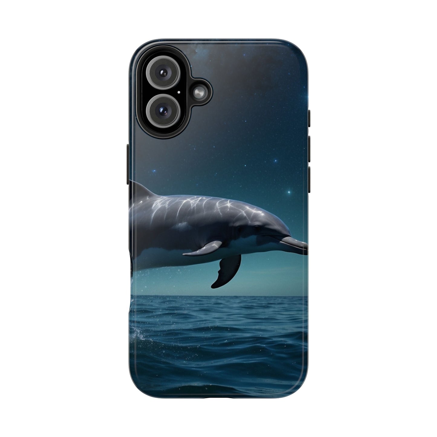 Midnight Ocean Dolphin - iPhone Case