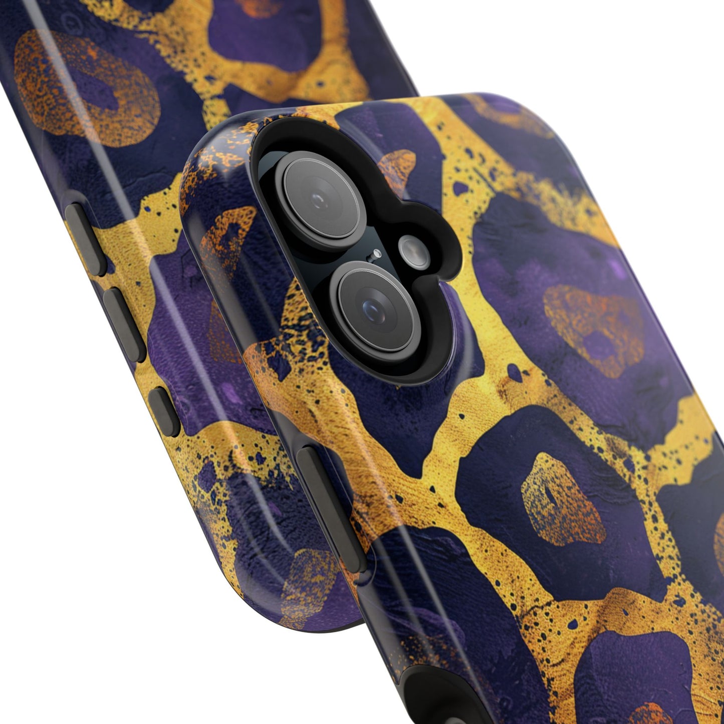 Regal Amethyst Leopard iPhone Case