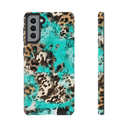 Aqua Splash Leopard - Samsung Galaxy Series Case