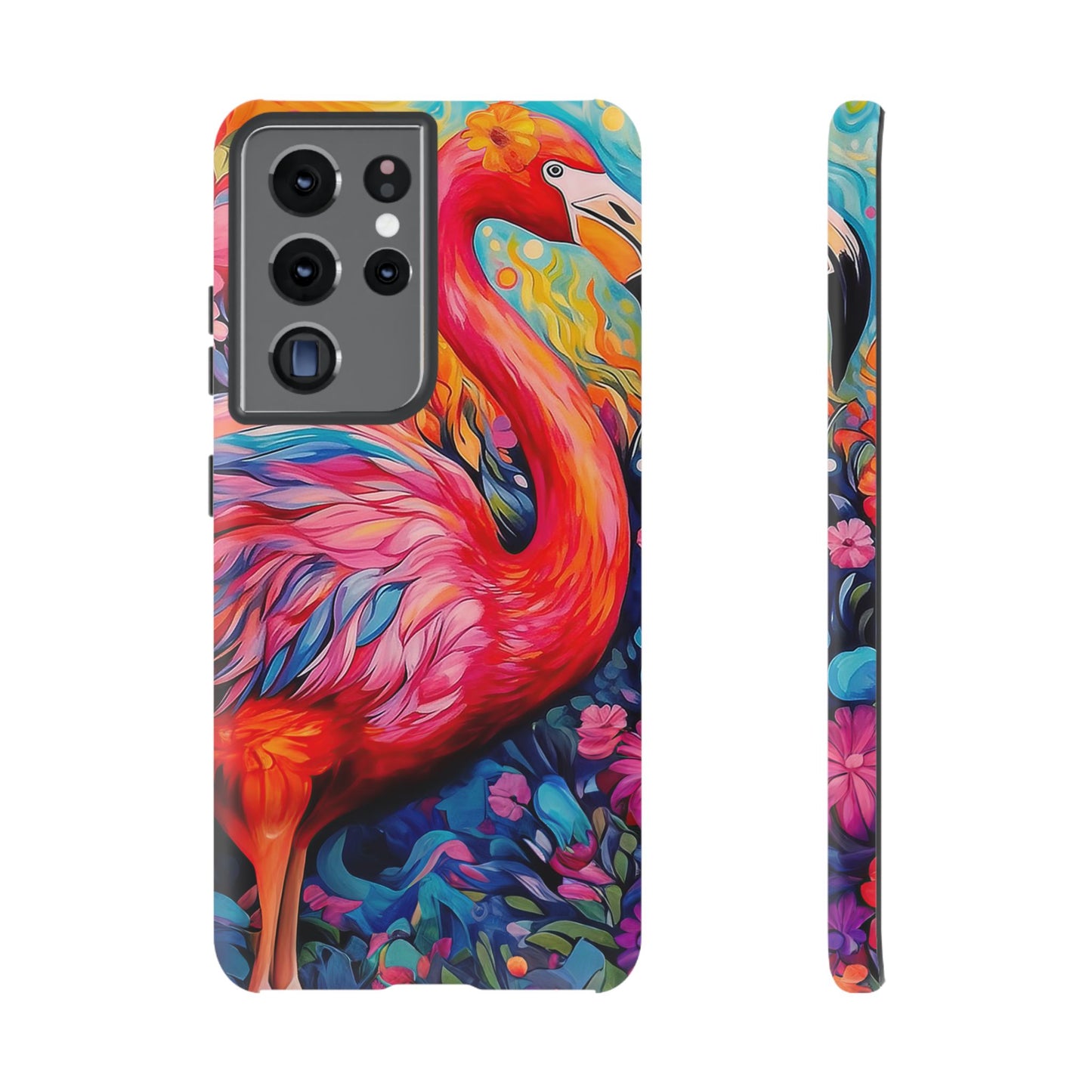 Flamingo Fiesta – Vibrant Flamingo Samsung Galaxy Phone Case