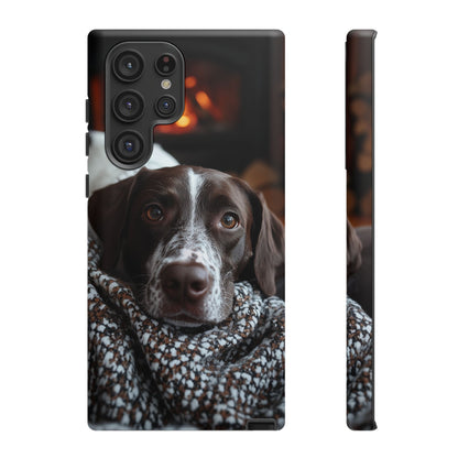 Relaxed German Shorthaired Pointer Samsung Galaxy Case – Rustic Charm Protective Cover