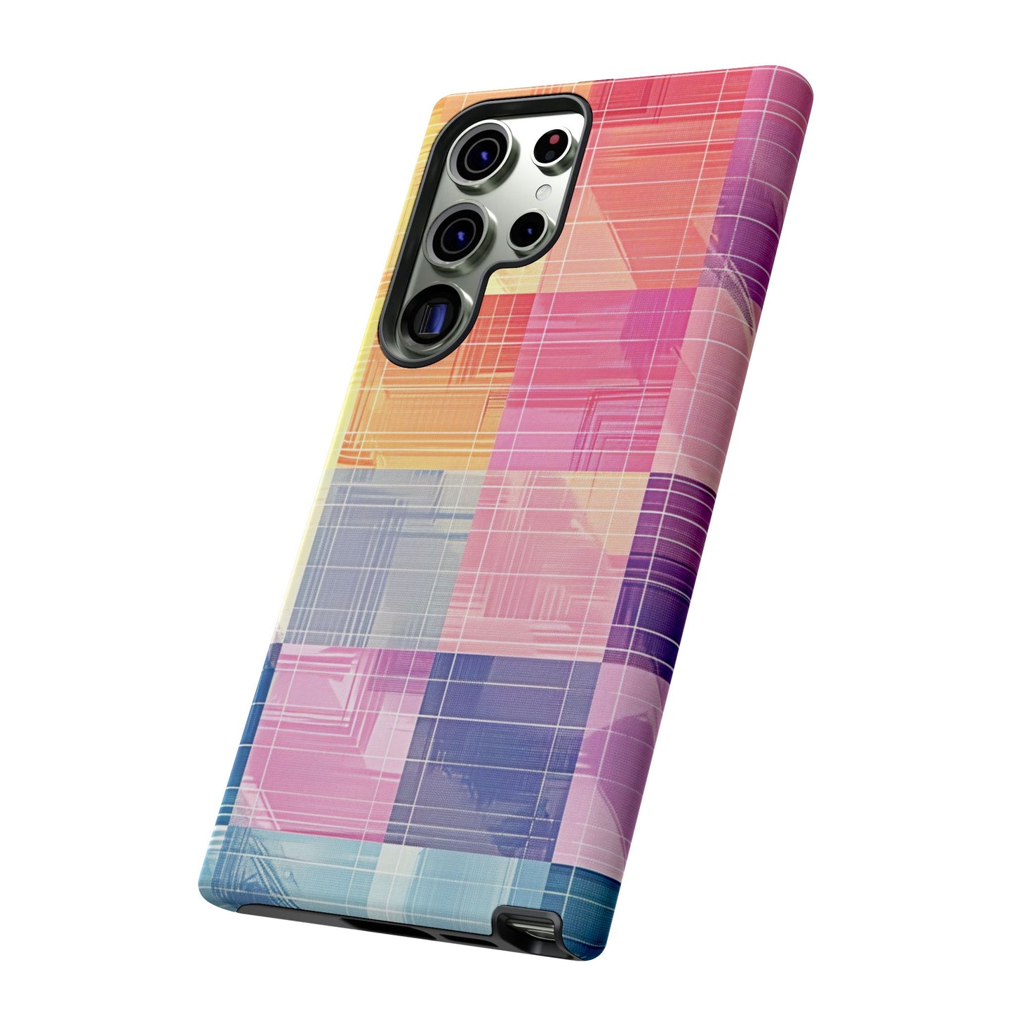 Pastel Panache Watercolor Plaid Case