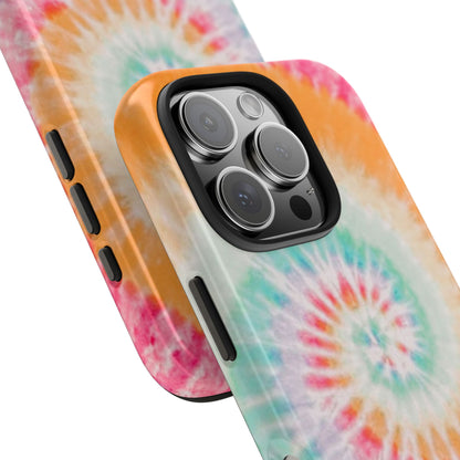 Pastel Swirl Tie-Dye iPhone Case – Soft & Minimalistic Style