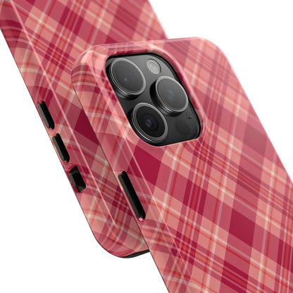 Rustic Red Plaid – iPhone Series Case