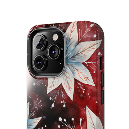 Winter Bloom Poinsettia – iPhone Case