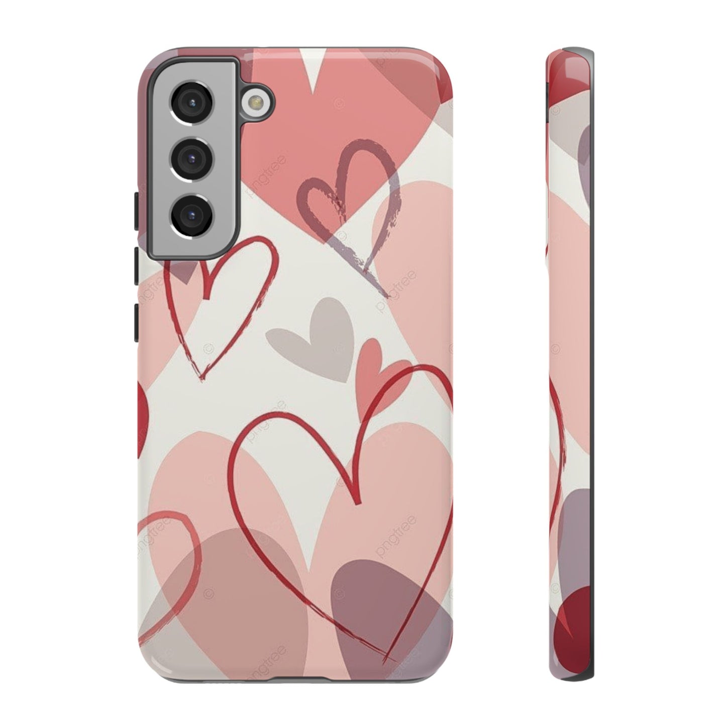 Romantic Red Hearts Samsung Galaxy Case