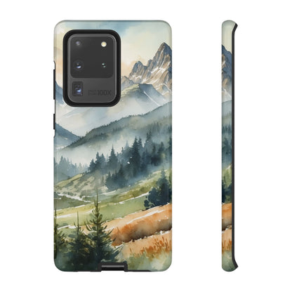 Serene Alpine Forest - Samsung Galaxy Case