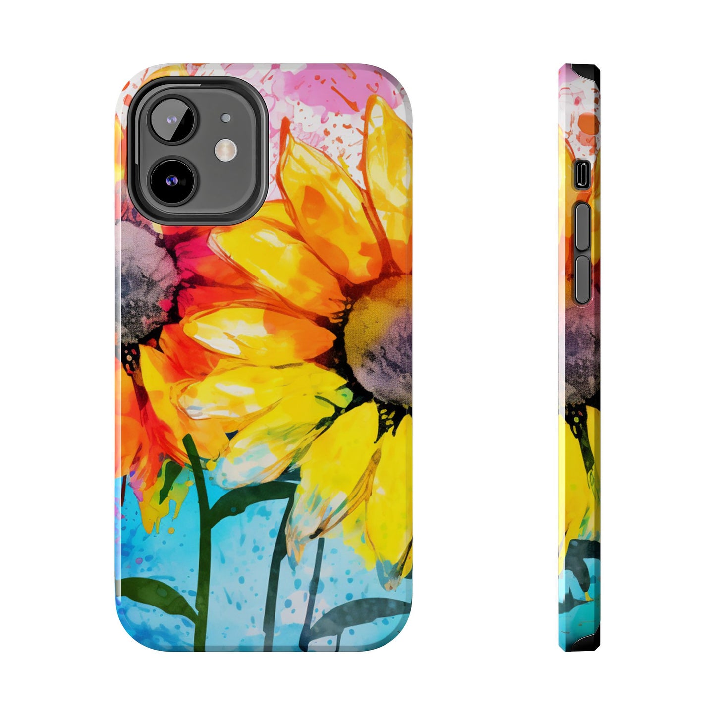 Bold Watercolor Sunflowers - iPhone Series Case