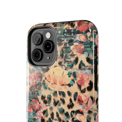 Rustic Floral Leopard - iPhone Series Case