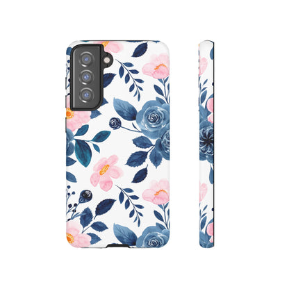 Pastel Garden Charm – Samsung Galaxy Case with Delicate Floral Design