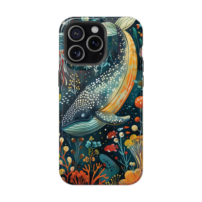 Oceanic Elegance Whale iPhone Case