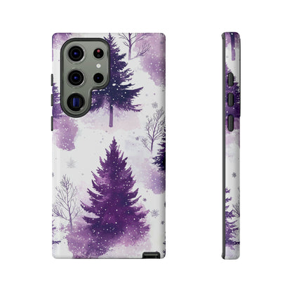 Purple Snowy Forest - Samsung Galaxy Series Case