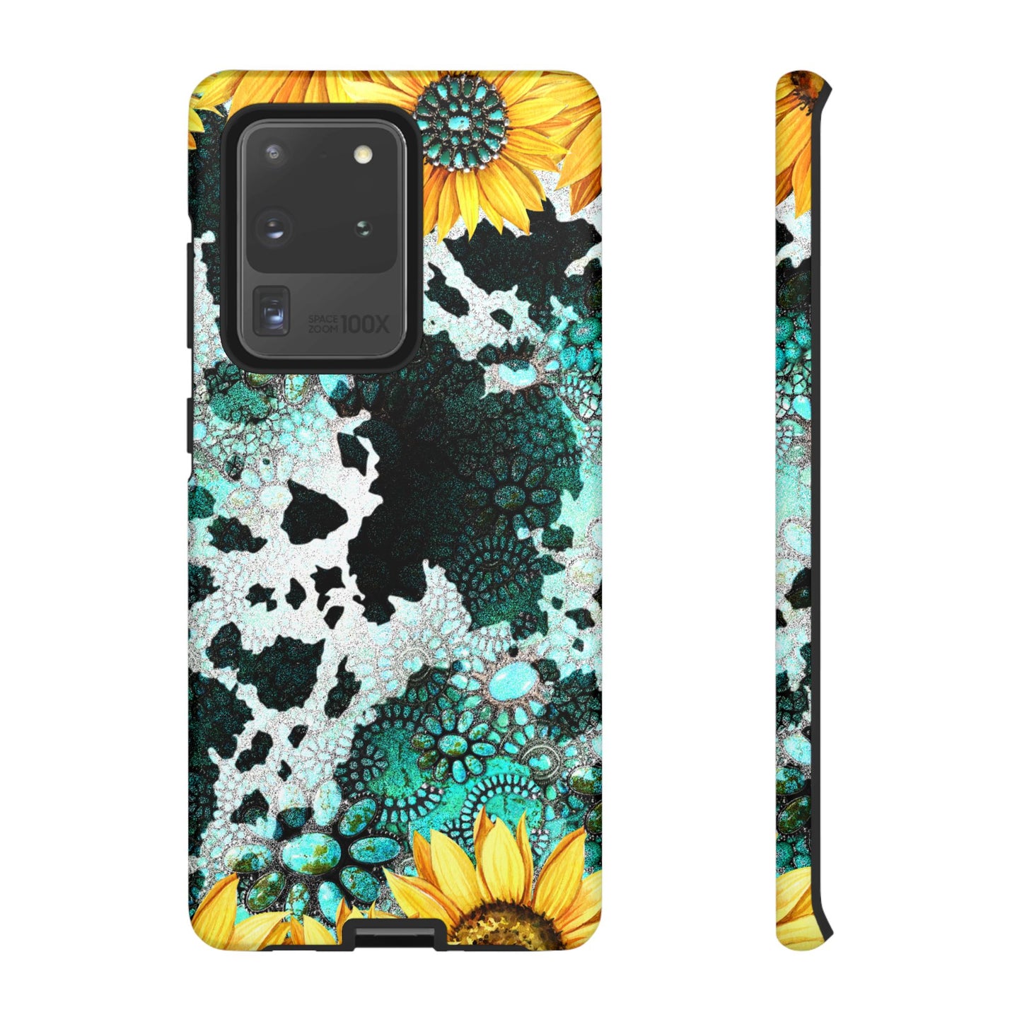 Boho Turquoise Sunflower Lace - Samsung Galaxy Series Case