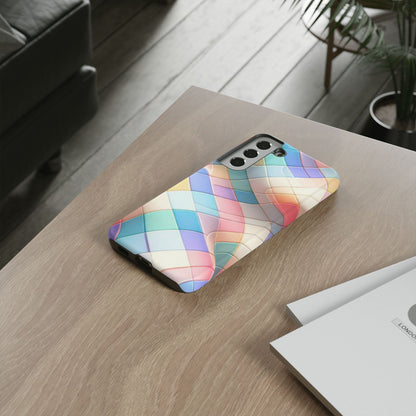 Pastel Prism Plaid iPhone Case