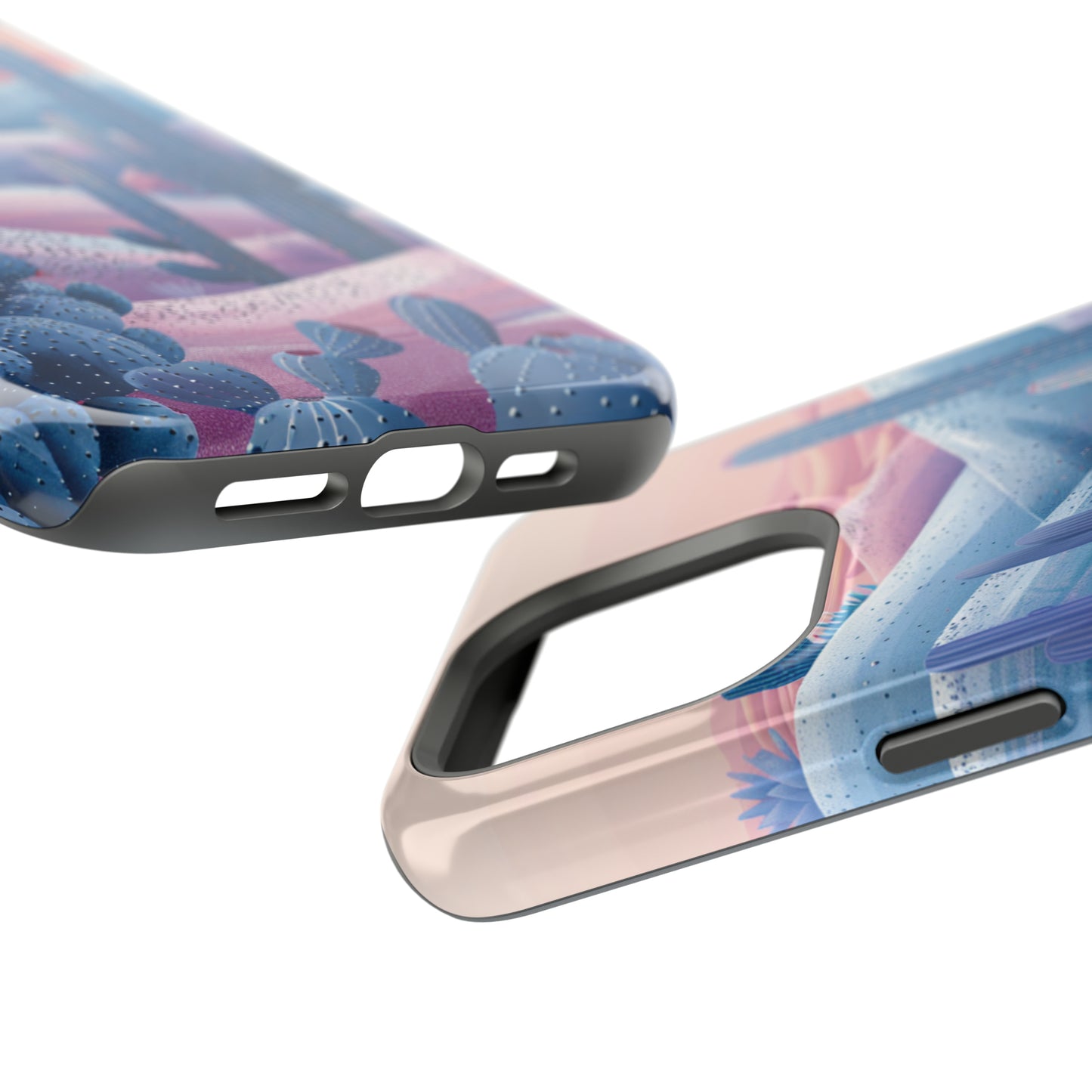 Desert Oasis MagSafe Case for iPhone – Cactus & Western Landscape Design for iPhone 15, 14 Pro Max, 13, and More!