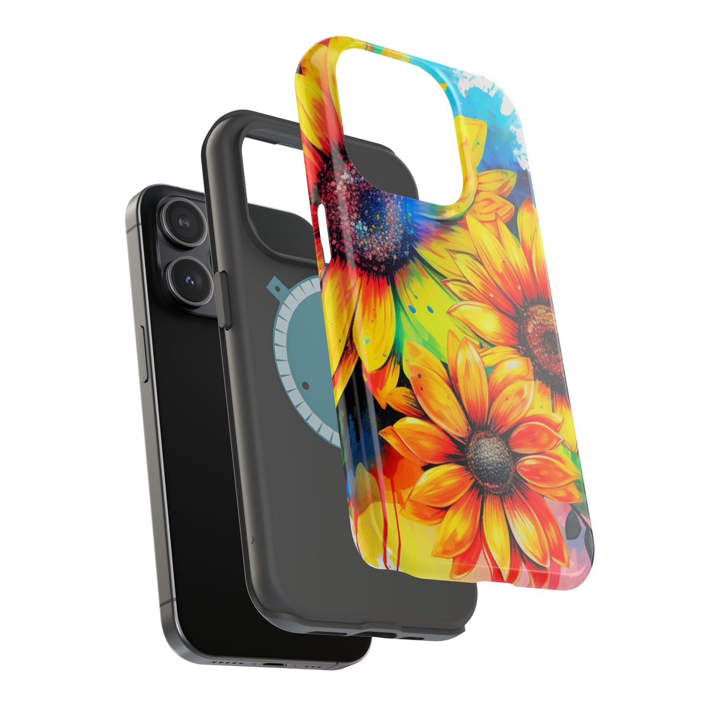 Vibrant Sunflower Splash - MagSafe iPhone Series Case