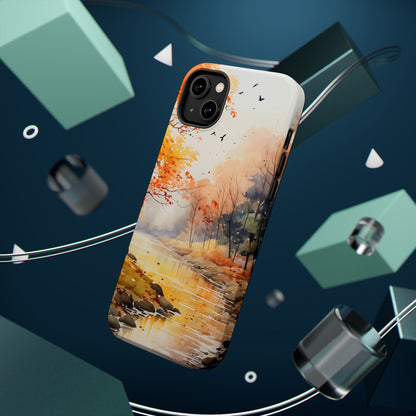 Autumn River Serenity – MagSafe iPhone Case