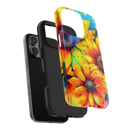 Vibrant Sunflower Splash - iPhone Series Case