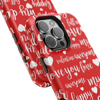 Valentine Words Pattern – MagSafe Case