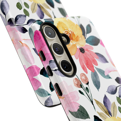 Blossoming Beauty – Samsung Galaxy Case with Watercolor Floral Design