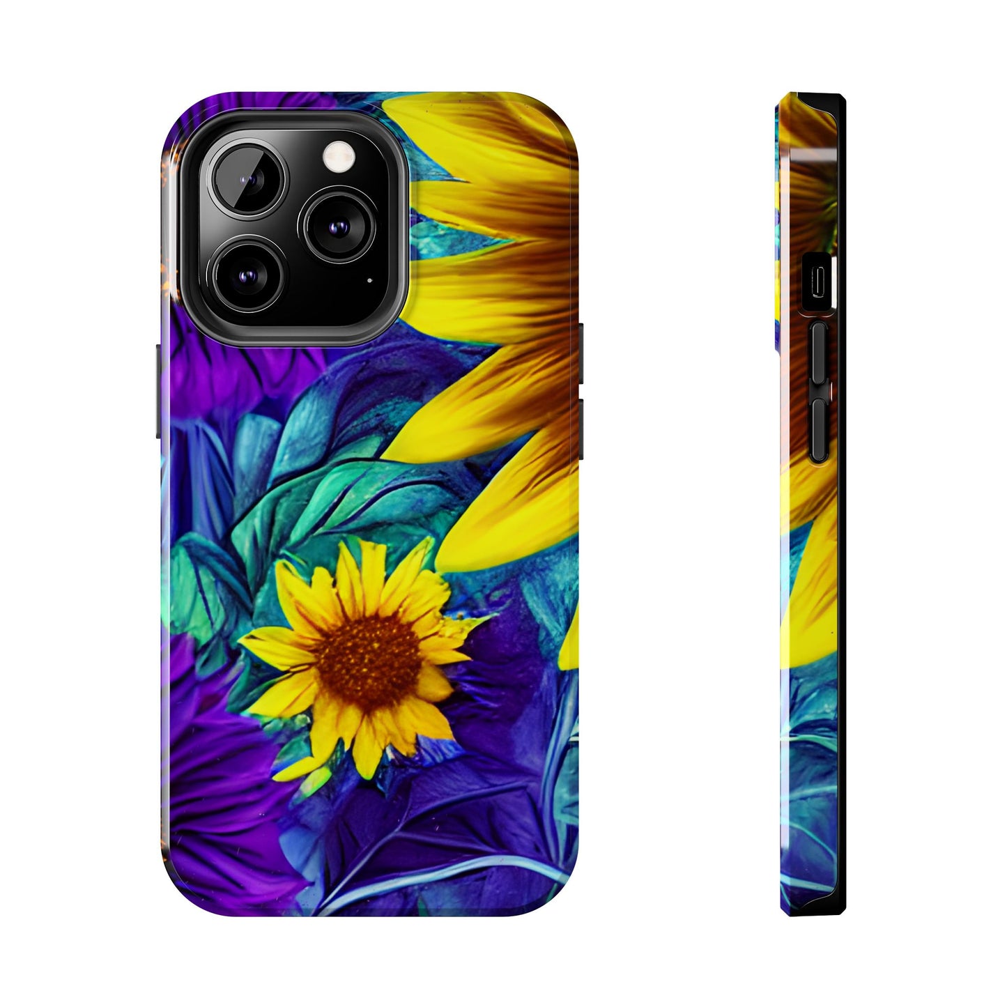 Purple & Gold Sunflower Dream - iPhone Series Case