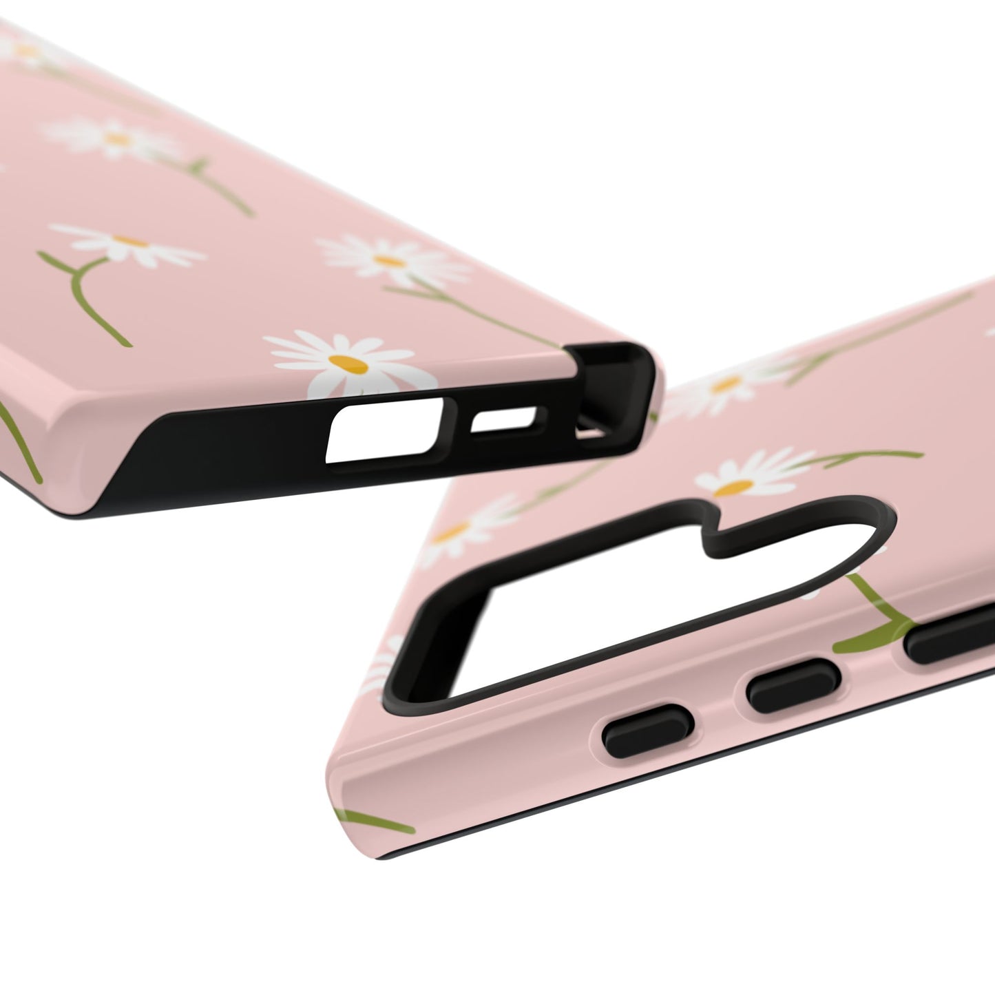 Daisy Delight Tough Samsung Galaxy Case – Cute Floral Design with Dual-Layer Protection