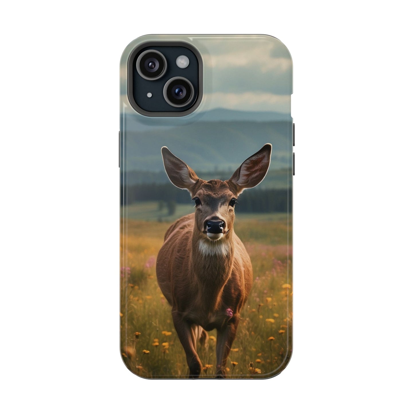 Rustic Meadow Deer – MagSafe iPhone Case