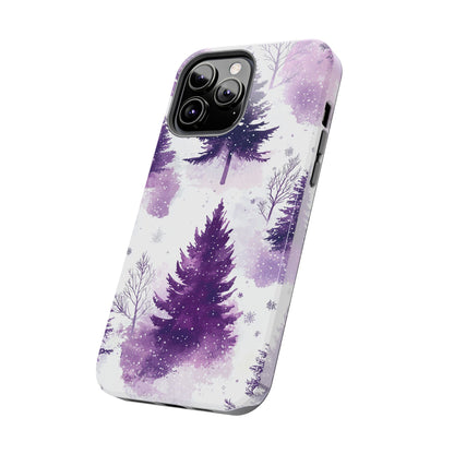 Purple Snowy Forest - iPhone Series Case