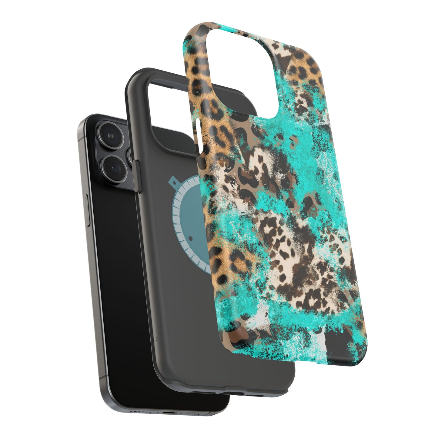 Aqua Splash Leopard - MagSafe iPhone Series Case