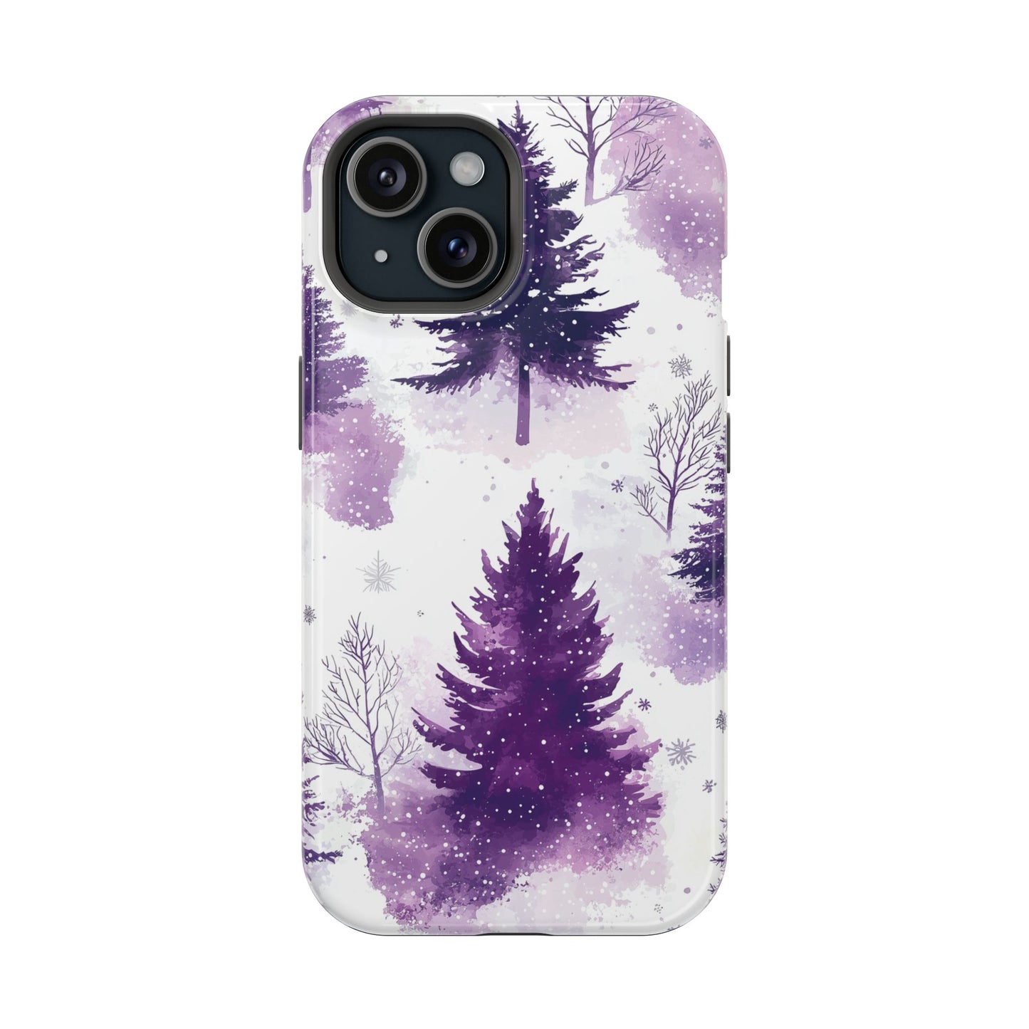 Purple Snowy Forest - MagSafe iPhone Series Case