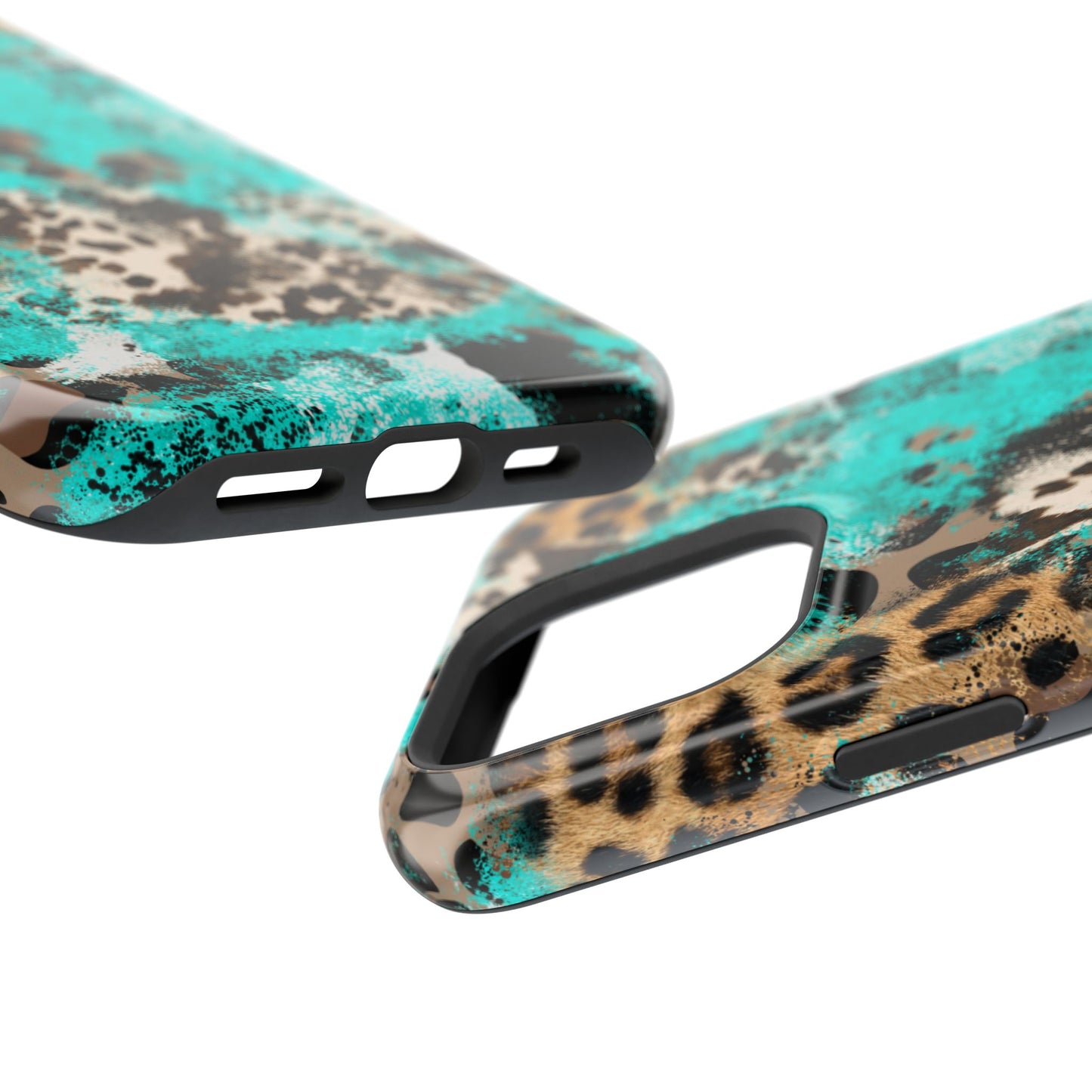 Aqua Splash Leopard - MagSafe iPhone Series Case