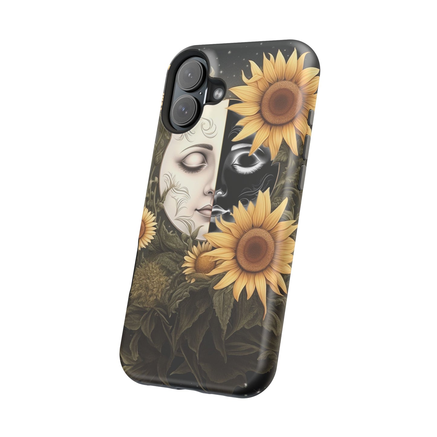 Sunflower Moon and Stars MagSafe Case – Ethereal Art