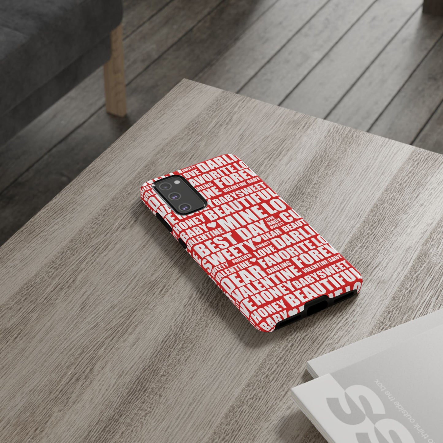 Valentine's Love Typography Samsung Galaxy Case