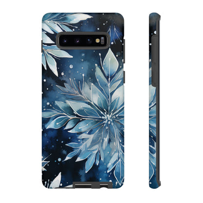 Winter’s Embrace – Blue Snowflake Samsung Galaxy Case