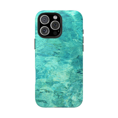 Aqua Blue Water iPhone Case – Relaxing Beach-Inspired Design