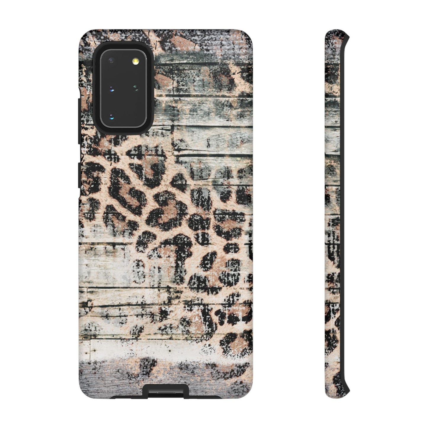 Rustic Leopard Wood Print - iPhone Series Case