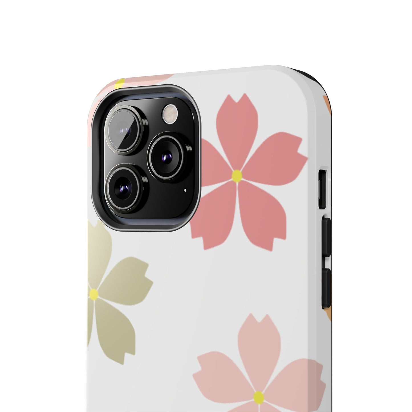 Pastel Sakura Blossom Tough iPhone Case – Durable Design with Soft Matte Finish