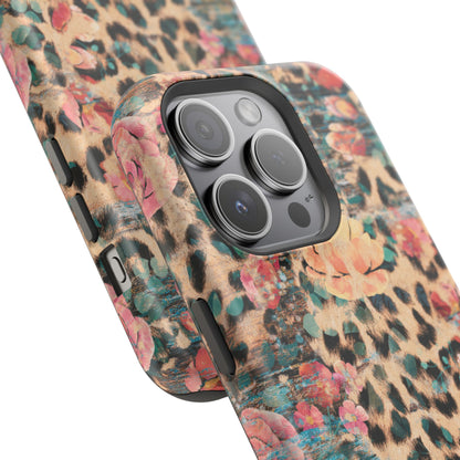 Rustic Floral Leopard - MagSafe iPhone Series Case