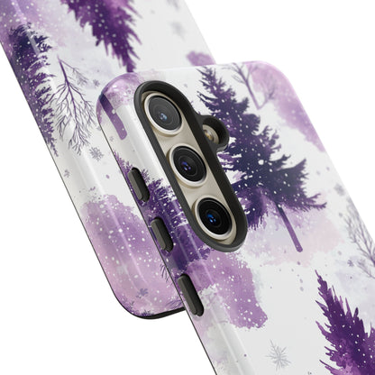 Purple Snowy Forest - Samsung Galaxy Series Case