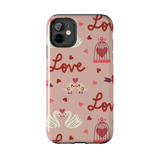 Lovebirds & Swans iPhone Case