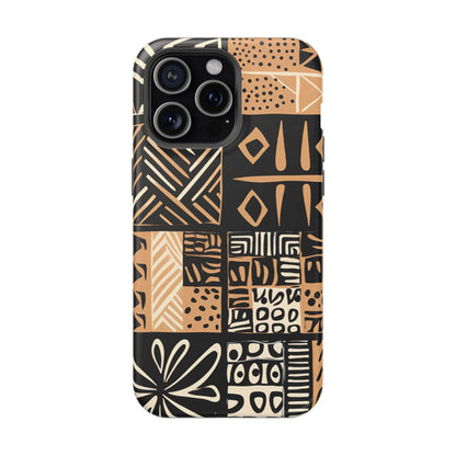 Tribal Geo-Pattern MagSafe Case – Bold Ethnic Design