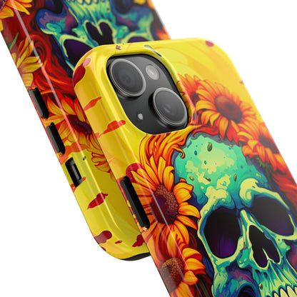 Sun Kissed Skull iPhone Case