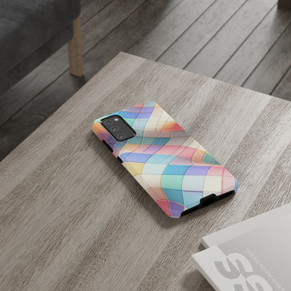 Pastel Prism Plaid iPhone Case