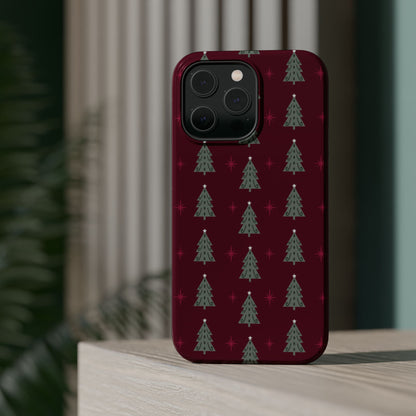 Retro Christmas Tree Pattern – MagSafe iPhone Series Case