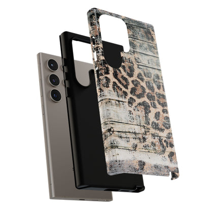 Rustic Leopard Wood Print - iPhone Series Case