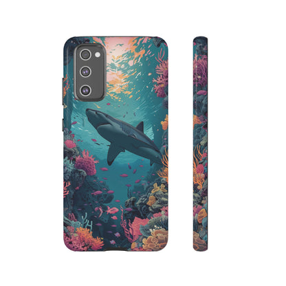 Ocean Shark Coral Reef iPhone Case